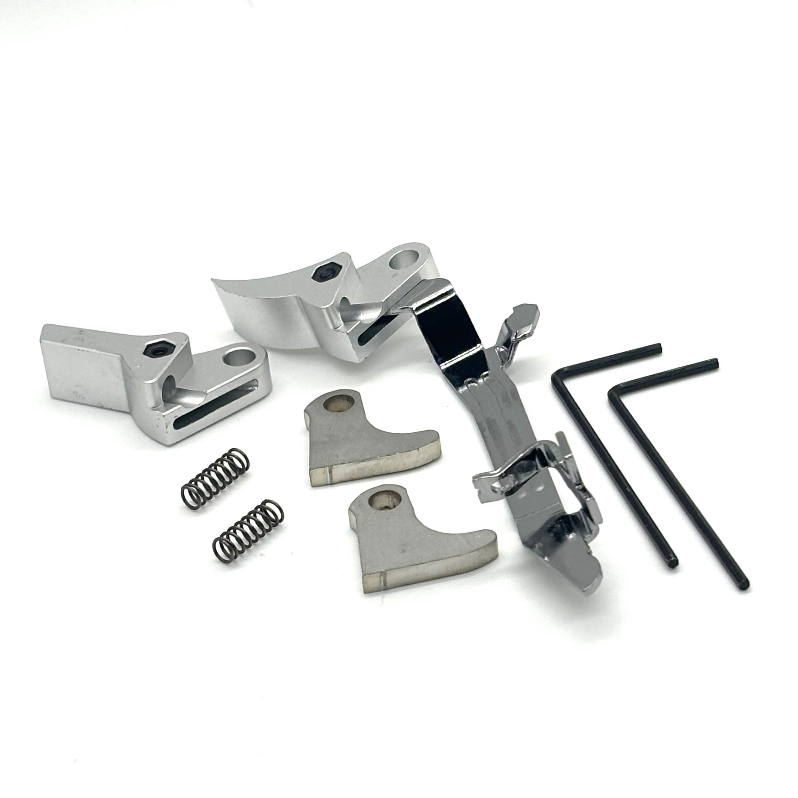 ⚡ New: Cheap Value Glock FRT V2 6061 Aluminum Trigger Bar Kit 2x Shoe (Silver Curve and Flat) Gen 1 2 3 4, 9mm, .40, .357
