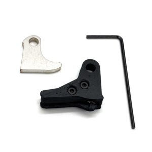 Alternative view of ⚡ New: Cheap Glock FRT Polymer V3 Trigger Shoe Kit with Safety and Curved Steel Trip for All Glocks – Black